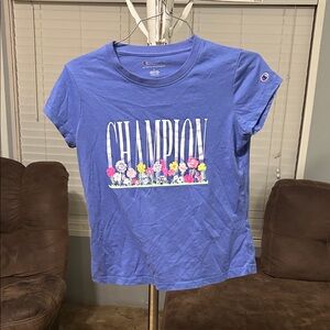 Champion Floral Blue Tee